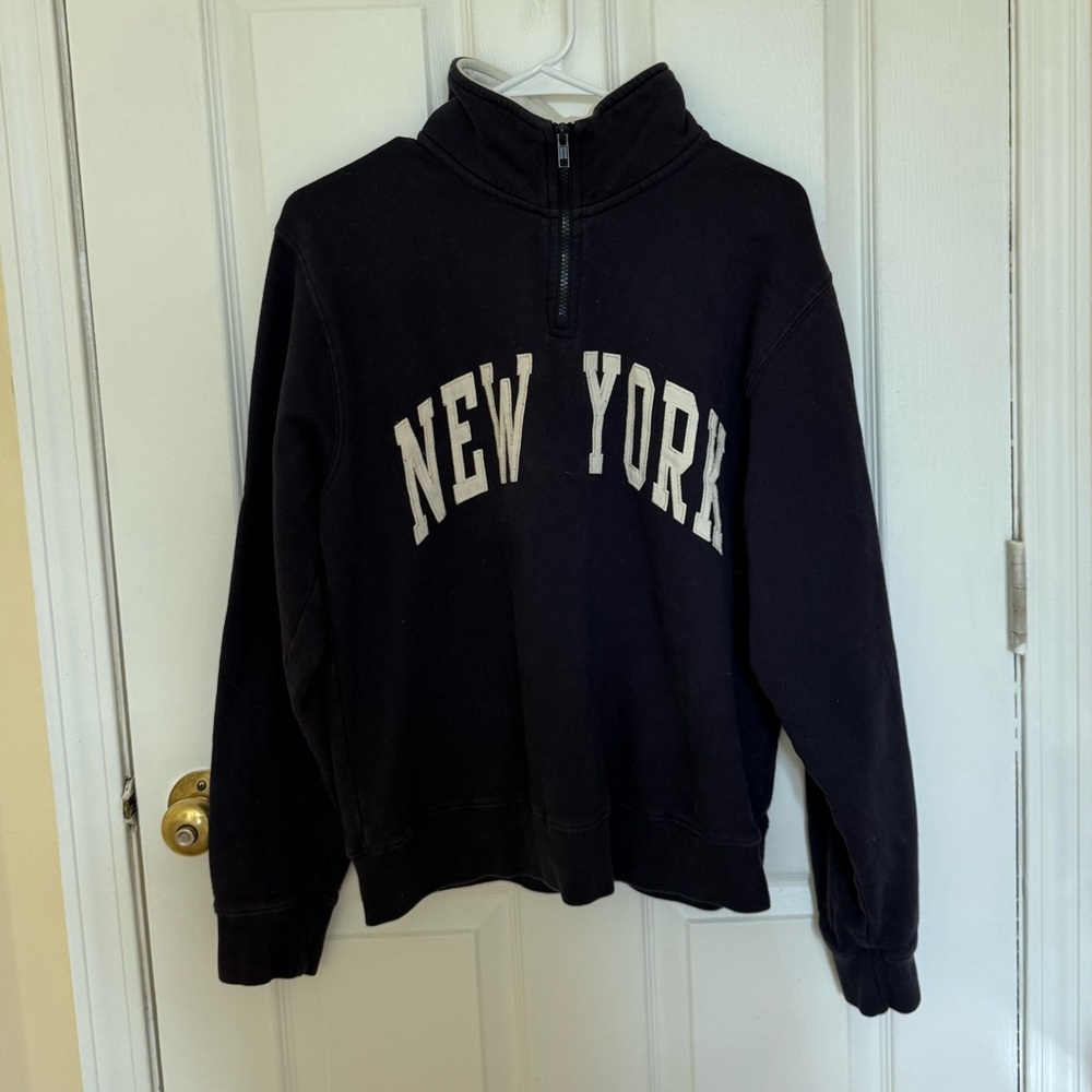 Brandy Melville New York Quarter Zip